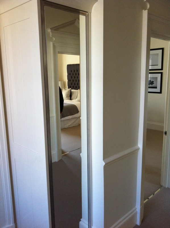 Full-length wardrobe mirror fitted in Windsor home