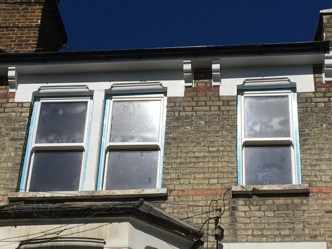 New uPVC sash windows fitted on Victorian terrace in Windsor